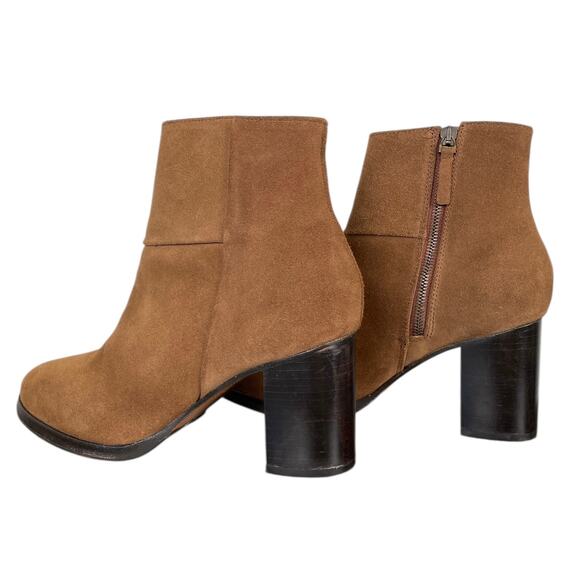 Thursday Boot Co. Cognac Suede Modern Boot Brown Women’s 8 Heeled - Picture 6 of 9